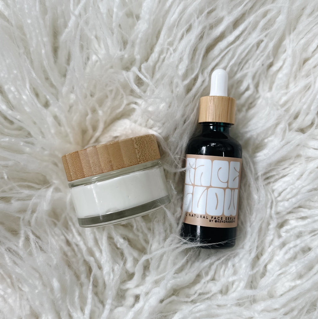 face serum & face butter set